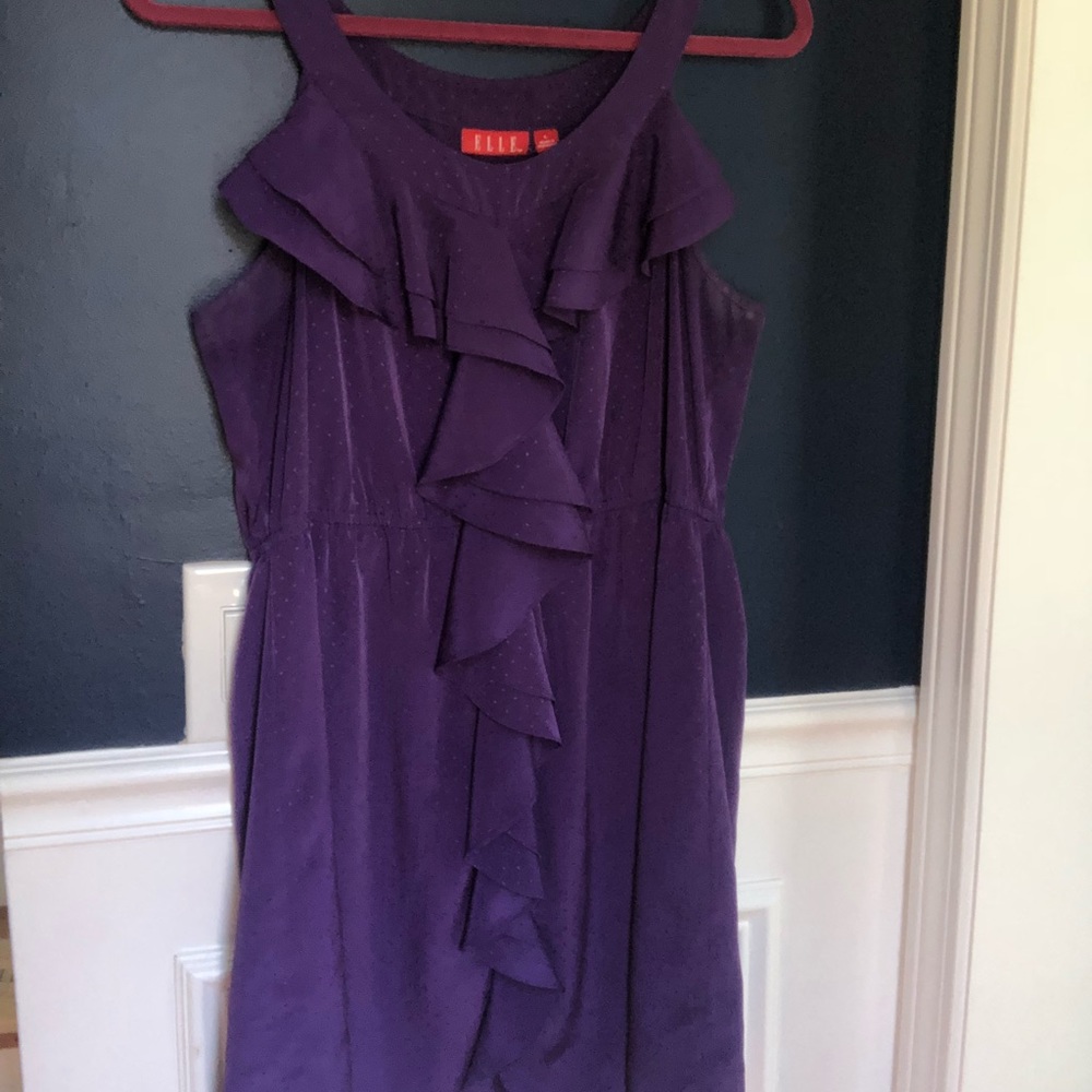 Vibrant purple sleeveless dress